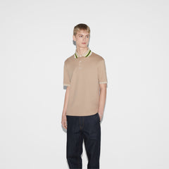 Cotton Polo Shirt With Embroidery