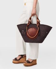 Logo Large Rope Basket Bag
