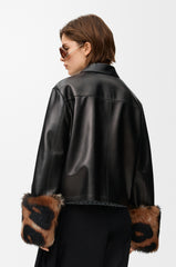 Turn-up Jacket In Nappa Lambskin