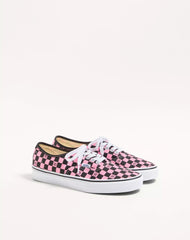 Ce Valentino Garavani And Vans Low-Top Trainer In Fabric With Vlogo Checkerboard Print