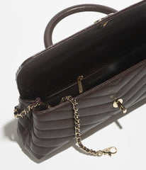 Maxi Flap Bag With Top Handle