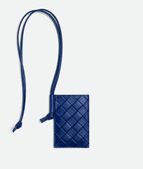 Intrecciato Stamp Badge Holder