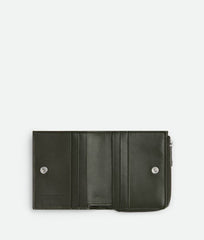 Intrecciato Stamp Bi-Fold Wallet