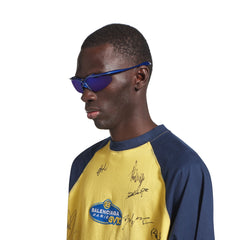 Turbo D-frame Sunglasses in Blue