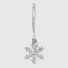 Snowflake-Shaped Bag Charm