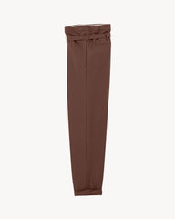 Paperbag Pants In Wool And Mohair