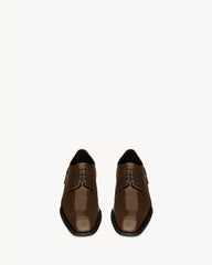 Stanton Derbies In Glazed Leather