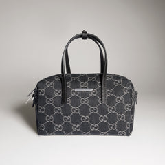 Small Boston Bag With Gucci Plaque