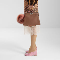 Fendi Arco Leather Sandals