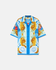 Printed Silk Twill Regular Shirt
