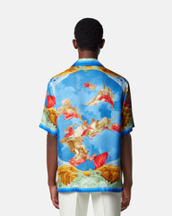 Printed Silk Twill Regular Shirt
