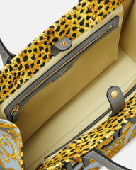 Cheetah Foulard La Medusa Large Tote Bag