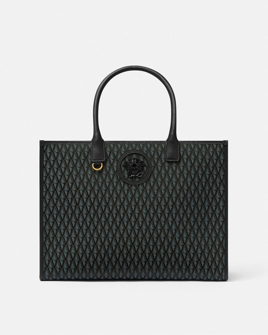V Allover La Medusa Large Tote Bag