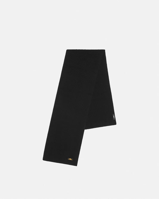 Ribbed Wool-Cashmere Knit Scarf