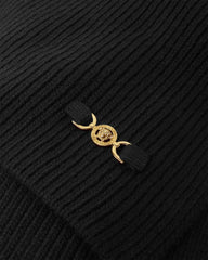 Ribbed Wool-Cashmere Knit Scarf