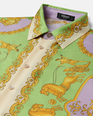 Printed Silk Twill Regular Shirt