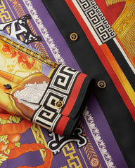 Printed Silk Twill Regular Shirt
