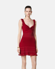 Knit Flared Mini Dress