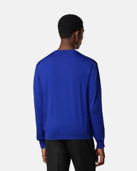 Silk-Cotton Knit V-Neck Jumper