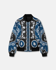 Printed Nylon Reversible Bomber