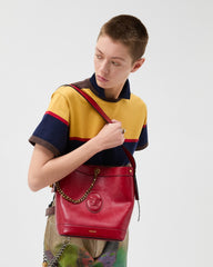 Pivot Small Leather Bucket Bag