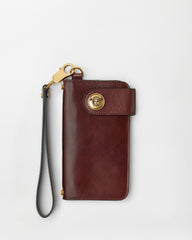 Emblème Long Leather Wallet