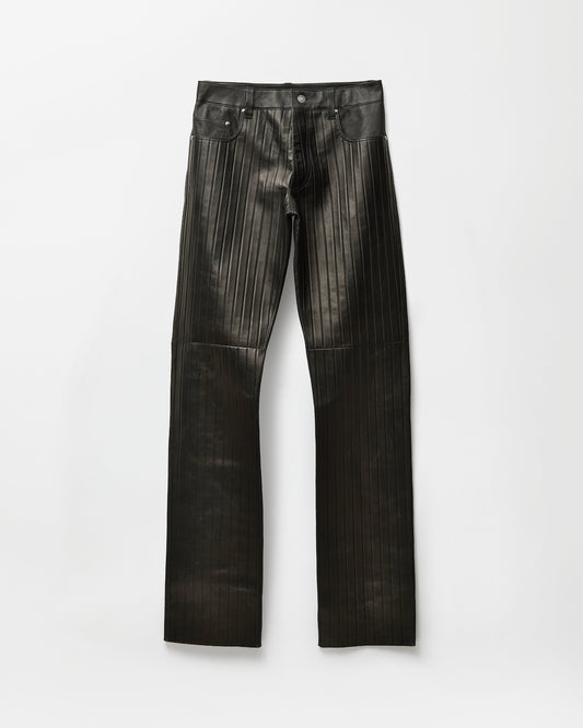 Embossed Leather Trousers