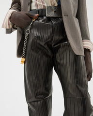 Embossed Leather Trousers