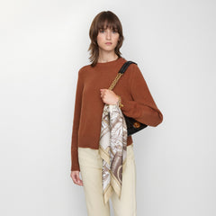 Etched Knight Silk Scarf