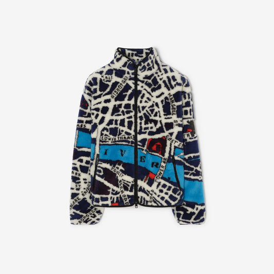 London Map Fleece Jacket