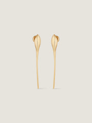 Maple Seed Earrings In Metal