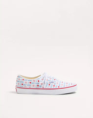 Valentino Garavani And Vans Low-Top Trainer In Valentino Vans Love Print Fabric