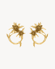 Thistle Knocker Earrings In Metal