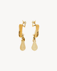 Cassandre Pearl Earrings In Metal