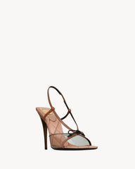 Jean Sandals In Tpu And Satin
