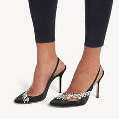 Women's Balenciaga | Manolo Blahnik Slingback in Black