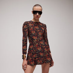 Printed Silk Dress