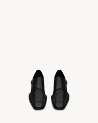 Connor Monk Straps In Glazed Leather