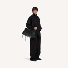 Men's Le City Boston Bag Large In Black