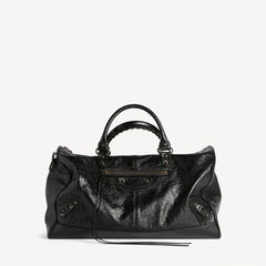 Men's Le City Boston Bag Large In Black