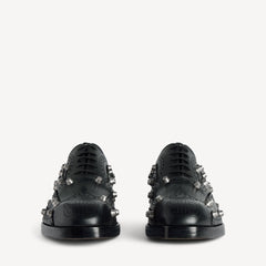 Women's Balenciaga | J.m. Weston Derby Brogue In Black