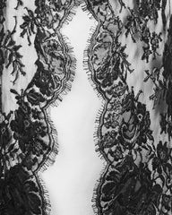 Pencil Skirt In Silicone-coated Lace