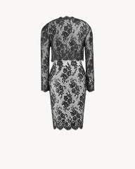 Dress In Silicone-Coated Lace