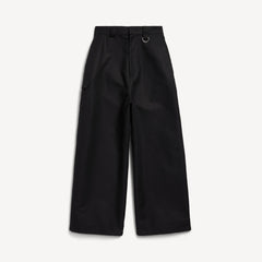 Men's Loose Fit Workwear Trousers in Black