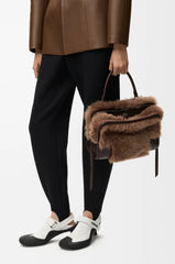 Medium Amazona 180 Bag In Soft Calfskin And Shearling