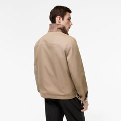 Reversible Tropical Gabardine Bloomsbury Harrington Jacket