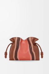 Medium Flamenco Clutch Landscape In Nappa Calfskin