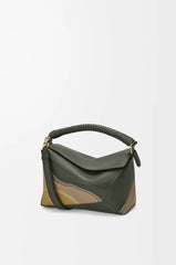 Small Puzzle Edge Landscape Bag In Nappa Calfskin