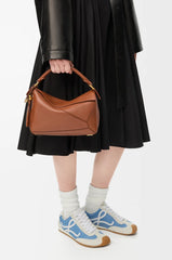 Small Featherlight Puzzle Bag In Nappa Lambskin