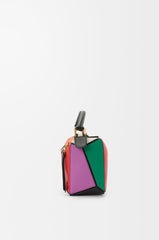 Puzzle 10 Multicolour Re-Edition Bag In Classic Calfskin